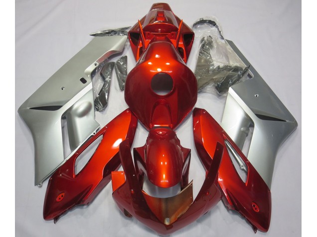 2004-2005 Red Silver Honda CBR1000RR Motorcycle Fairing 2004-2005 Red Silver Honda CBR1000RR Motorcycle Fairing