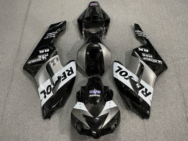 2004-2005 Silver Black Repsol Honda CBR1000RR Motorcycle Fairing 2004-2005 Silver Black Repsol Honda CBR1000RR Motorcycle Fairing
