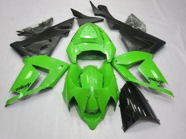 2004-2005 Total Green Kawasaki ZX10R Motorcycle Fairing
