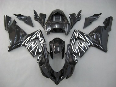 2004-2005 White Flame Kawasaki ZX10R Motorcycle Fairing