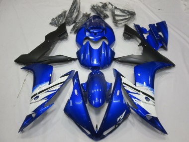 2004-2006 Black Blue and White Yamaha R1 Motorcycle Fairing