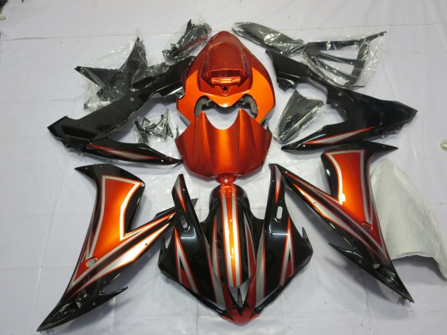 2004-2006 Burnt Orange Yamaha R1 Motorcycle Fairing 2004-2006 Burnt Orange Yamaha R1 Motorcycle Fairing