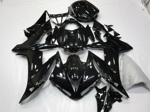2004-2006 Gloss Black Yamaha R1 Motorcycle Fairing 2004-2006 Gloss Black Yamaha R1 Motorcycle Fairing