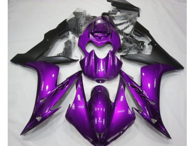2004-2006 Gloss Purple & Black Yamaha R1 Motorcycle Fairing