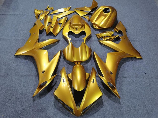 2004-2006 Gold Yamaha R1 Motorcycle Fairing 2004-2006 Gold Yamaha R1 Motorcycle Fairing