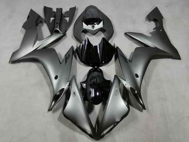 2004-2006 Matte Grey & Gloss Black Yamaha R1 Motorcycle Fairing 2004-2006 Matte Grey & Gloss Black Yamaha R1 Motorcycle Fairing