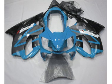 2004-2007 Gloss Light Blue & Grey Honda CBR600 F4i Motorcycle Fairing