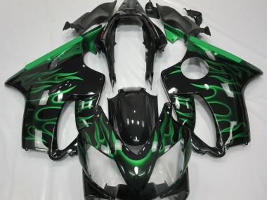 2004-2007 Light Green Flame Honda CBR600 F4i Motorcycle Fairing