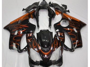 2004-2007 Orange Flame Honda CBR600 F4i Motorcycle Fairing