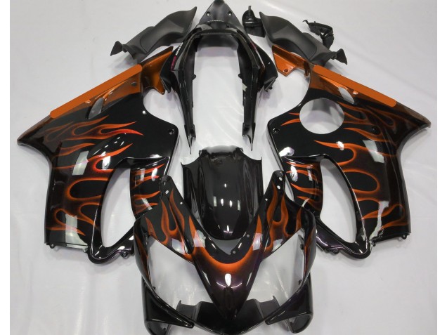 2004-2007 Orange Flame Honda CBR600 F4i Motorcycle Fairing 2004-2007 Orange Flame Honda CBR600 F4i Motorcycle Fairing