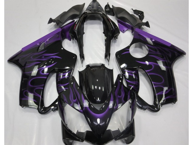 2004-2007 Purple Flame Honda CBR600 F4i Motorcycle Fairing 2004-2007 Purple Flame Honda CBR600 F4i Motorcycle Fairing