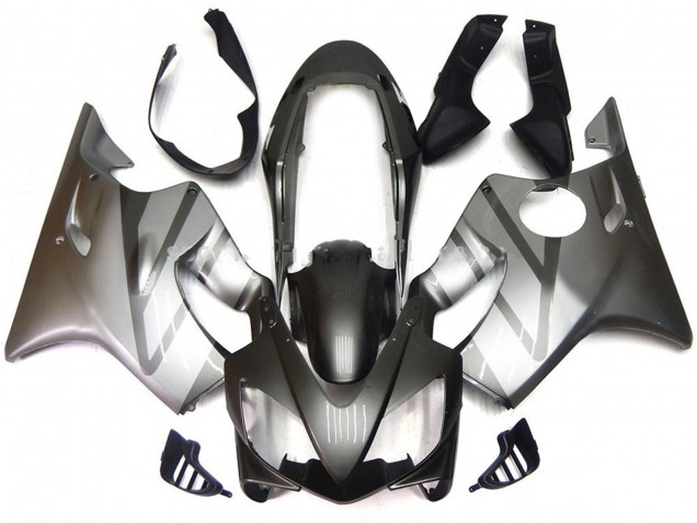 2004-2007 Silver and Grey Gloss Honda CBR600 F4i Motorcycle Fairing