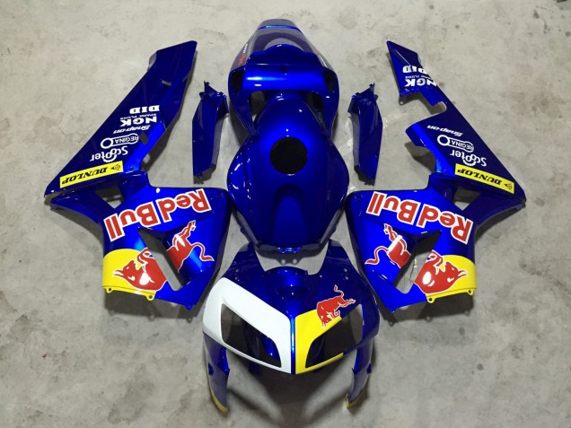 2005-2006 Blue Red Bull Honda CBR600RR Motorcycle Fairing 2005-2006 Blue Red Bull Honda CBR600RR Motorcycle Fairing