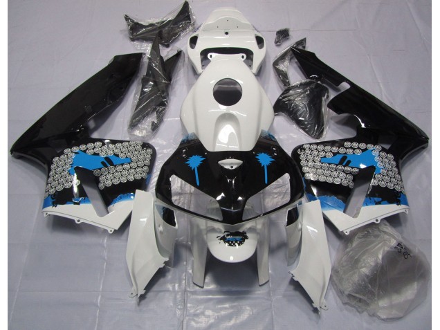 2005-2006 Blue Splatter Honda CBR600RR Motorcycle Fairing