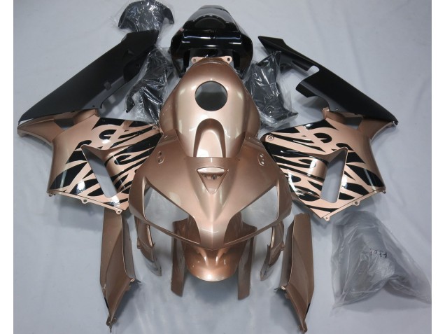 2005-2006 Bronze Flame Honda CBR600RR Motorcycle Fairing 2005-2006 Bronze Flame Honda CBR600RR Motorcycle Fairing