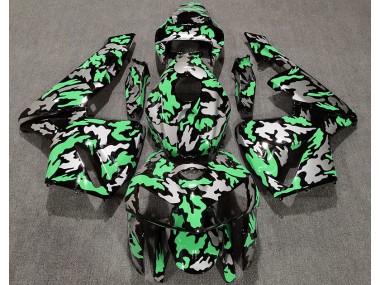 2005-2006 Camo & LIGHT GREEN Honda CBR600RR Motorcycle Fairing