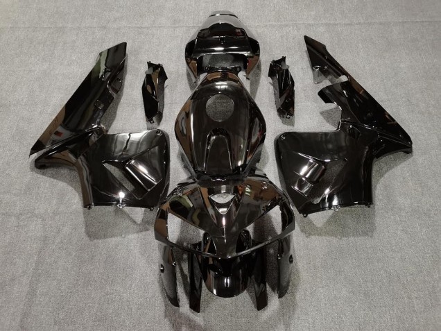 2005-2006 Gloss Black Honda CBR600RR Motorcycle Fairing 2005-2006 Gloss Black Honda CBR600RR Motorcycle Fairing