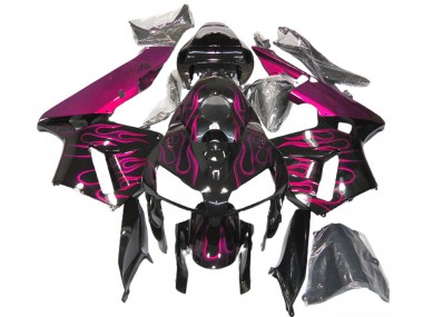 2005-2006 Gloss Pink Flame Honda CBR600RR Motorcycle Fairing