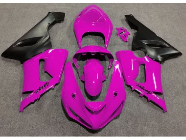 2005-2006 Gloss Pink Kawasaki ZX6R Motorcycle Fairing