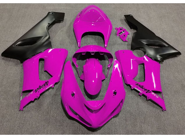 2005-2006 Gloss Pink Kawasaki ZX6R Motorcycle Fairing