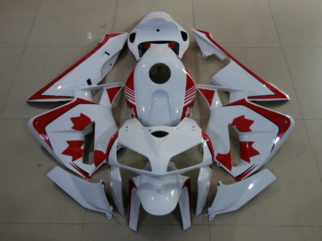 2005-2006 Gloss White Canada Honda CBR600RR Motorcycle Fairing