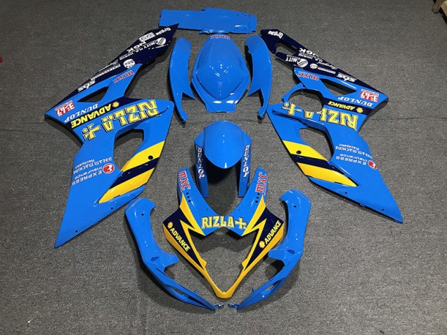 2005-2006 Light Blue Rizla Suzuki GSXR 1000 Motorcycle Fairing