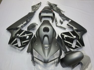 2005-2006 Matte Grey & Black Honda CBR600RR Motorcycle Fairing