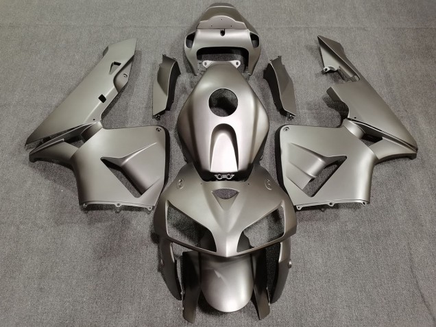 2005-2006 Matte Silver Honda CBR600RR Motorcycle Fairing 2005-2006 Matte Silver Honda CBR600RR Motorcycle Fairing