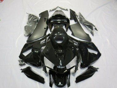 2005-2006 Matte and Gloss Black Honda CBR600RR Motorcycle Fairing