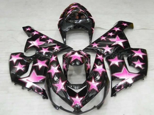 2005-2006 Pink Star Kawasaki ZX6R Motorcycle Fairing