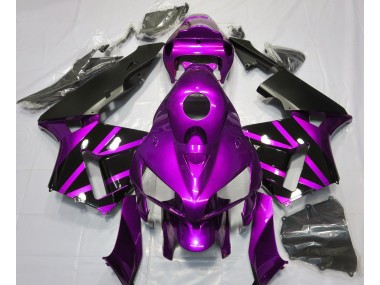 2005-2006 Purple & Gloss Black Design Honda CBR600RR Motorcycle Fairing