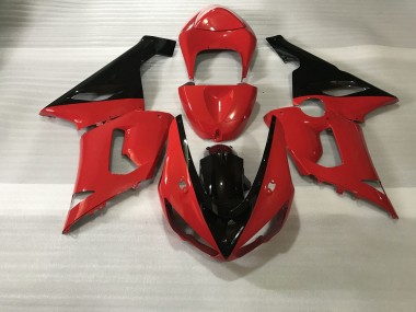 2005-2006 Red & Black Kawasaki ZX6R Motorcycle Fairing