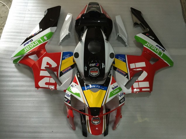 2005-2006 White Red Givi Honda CBR600RR Motorcycle Fairing 2005-2006 White Red Givi Honda CBR600RR Motorcycle Fairing