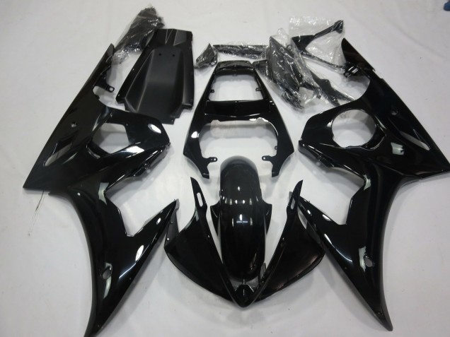 2005 Gloss Black Yamaha R6 Motorcycle Fairing 2005 Gloss Black Yamaha R6 Motorcycle Fairing