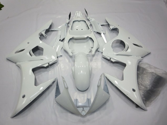 2005 Gloss White Yamaha R6 Motorcycle Fairing 2005 Gloss White Yamaha R6 Motorcycle Fairing