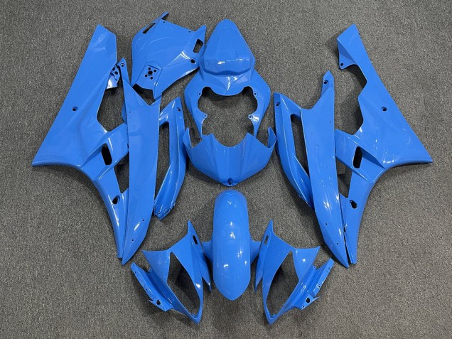 2006-2007 Baby Blue Yamaha R6 Motorcycle Fairing 2006-2007 Baby Blue Yamaha R6 Motorcycle Fairing
