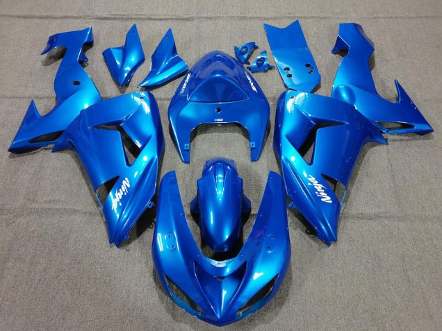 2006-2007 Blue Ninja Kawasaki ZX10R Motorcycle Fairing