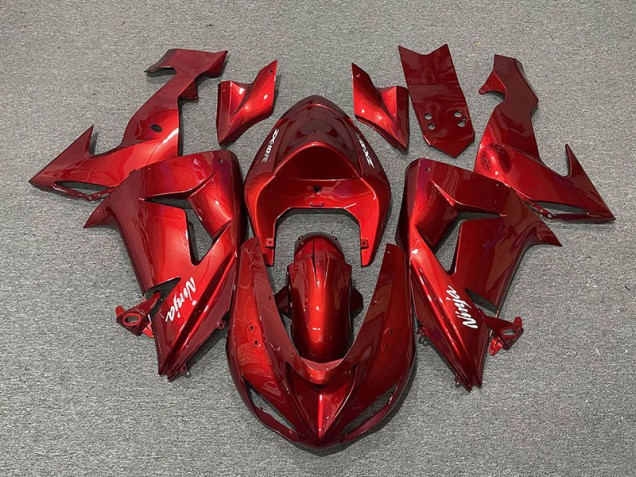 2006-2007 Candy Red Kawasaki ZX10R Motorcycle Fairing 2006-2007 Candy Red Kawasaki ZX10R Motorcycle Fairing