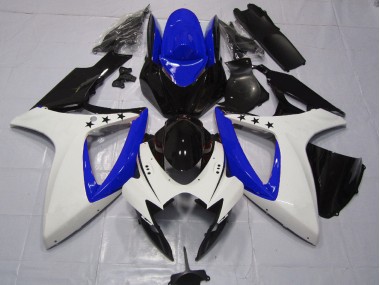 2006-2007 Dark Blue Star Suzuki GSXR 600-750 Motorcycle Fairing
