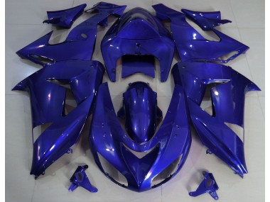2006-2007 Deep Blue Plain Kawasaki ZX10R Motorcycle Fairing