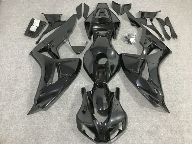 2006-2007 Gloss Black Honda CBR1000RR Motorcycle Fairing