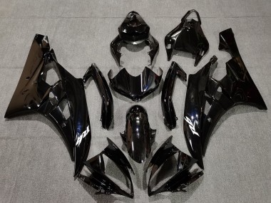 2006-2007 Gloss Black & Pearl Blue Yamaha R6 Motorcycle Fairing
