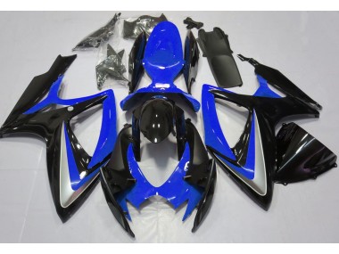2006-2007 Gloss Blue Debadged Suzuki GSXR 600-750 Motorcycle Fairing