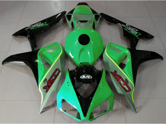 2006-2007 Gloss Green and Black CBR Style Honda CBR1000RR Motorcycle Fairing