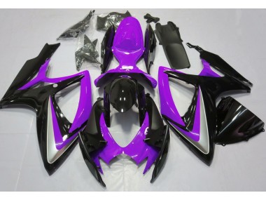 2006-2007 Gloss Purple Debadged Suzuki GSXR 600-750 Motorcycle Fairing