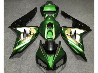 2006-2007 Green & Gold Honda CBR1000RR Motorcycle Fairing