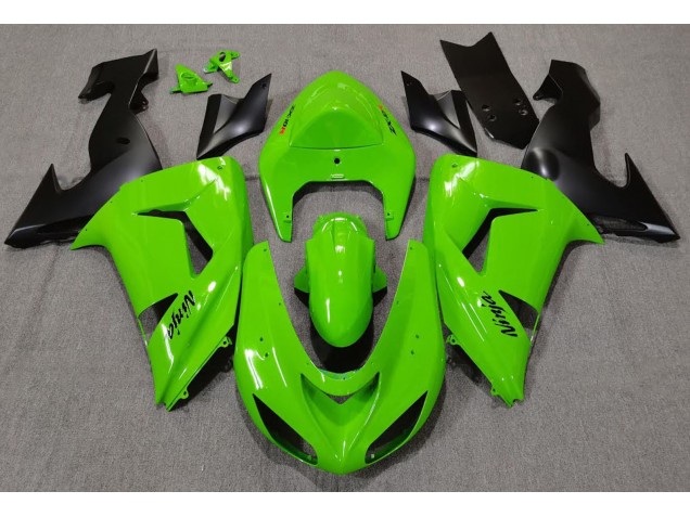 2006-2007 Green Kawasaki ZX10R Motorcycle Fairing