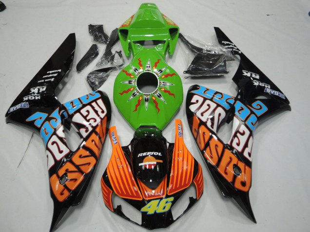 2006-2007 Green Rossi Honda CBR1000RR Motorcycle Fairing