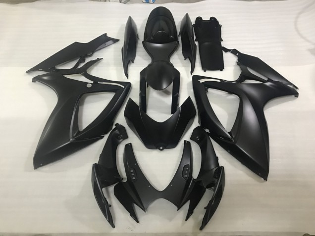 2006-2007 Matte Black Suzuki GSXR 600-750 Motorcycle Fairing 2006-2007 Matte Black Suzuki GSXR 600-750 Motorcycle Fairing