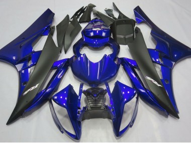2006-2007 Metallic Blue & Black Yamaha R6 Motorcycle Fairing
